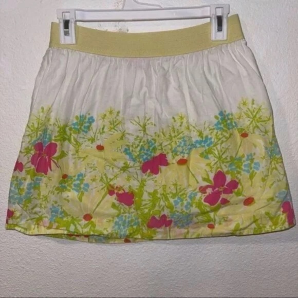 Lilly Pulitzer Whitley Skirt in Blue Eyed Girl Border - Picture 1 of 8